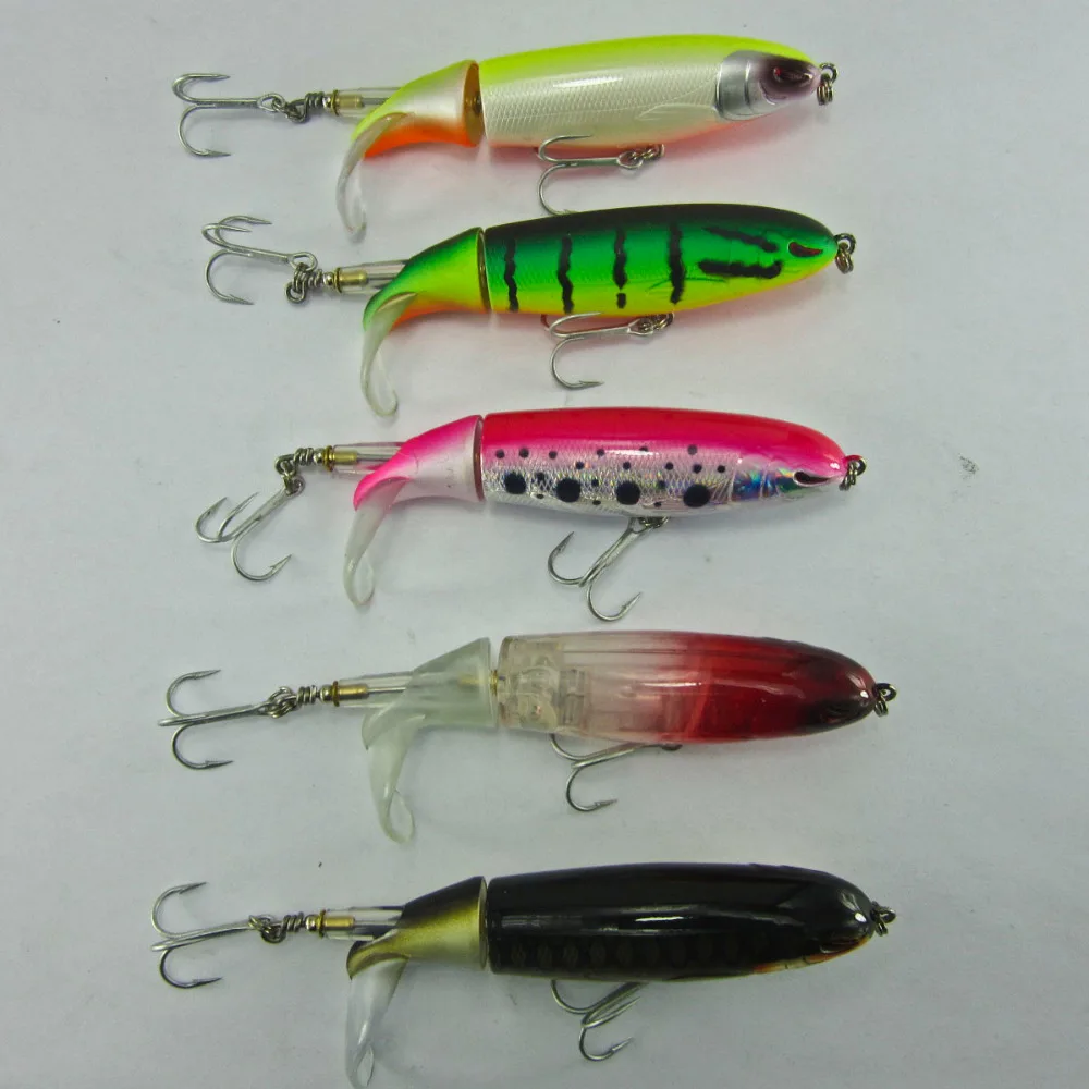 BassLegend pesca whopper plopper Topwater superficie flotante Minnow Bass Pike trucha articulado Minnow Swimbait 90F - imagen 4