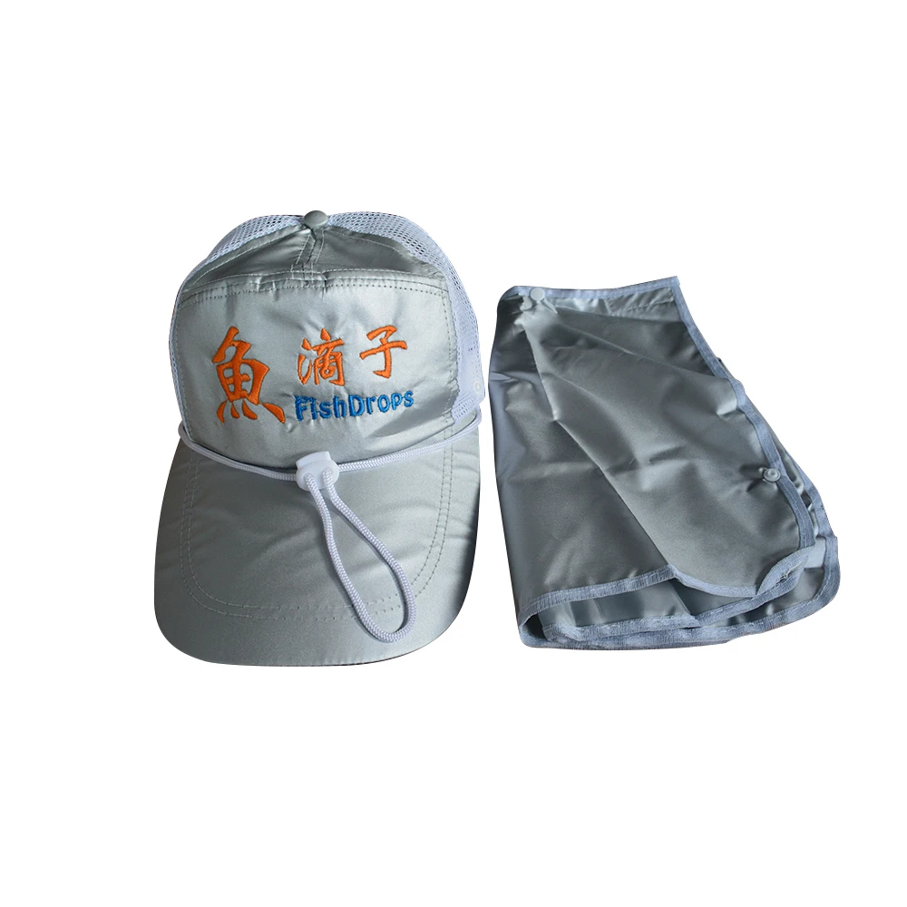 Visera para deportes al aire libre, sombrero con protección UV para la cara, cuello, pesca, protección solar - imagen 5