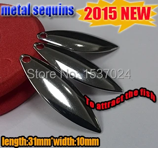 2022 nuevo tamaño de cuchara de pesca: 31mm * 10mm cantidad 20 unids/lote las hojas del tipo 304 acero inoxidable