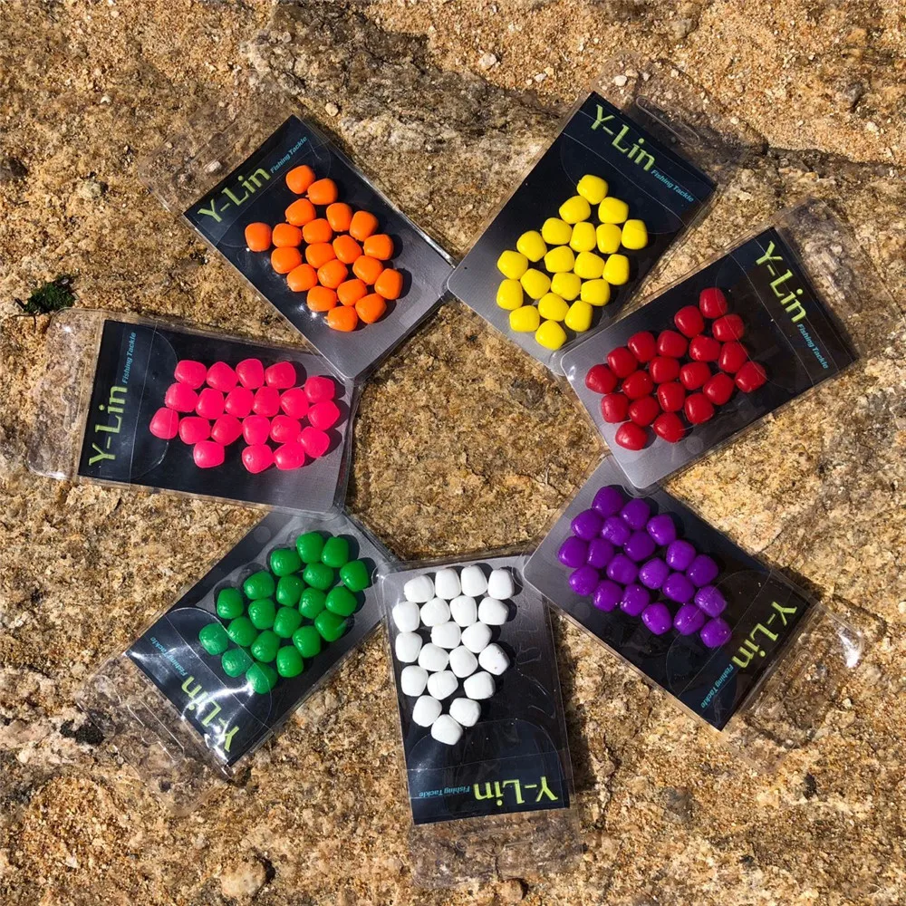 20 piezas pesca de carpa flotante, nueces de tigre de maíz falso, Boilies emergentes, aparejos para el cabello, cebo de gusano, cebo Artificial de imitación de maíz
