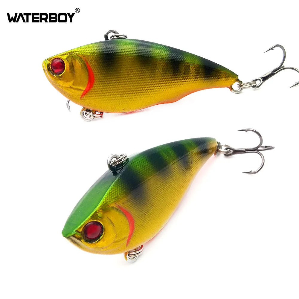 WATERBOY-Señuelos de Pesca mini vib, cebo duro de 5,5 cm y 8,5g, cebo de pesca artificial, wobbler, vibración de hundimiento, natación profunda - imagen 5