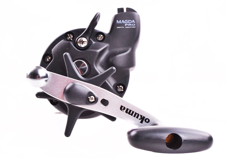 Aparejos de pesca Okuma magda Ma-45dx carrete de tambor bobinadora de cable pesca redonda carrete de conteo carrete de pesca de mar carrete de mano derecha - imagen 4