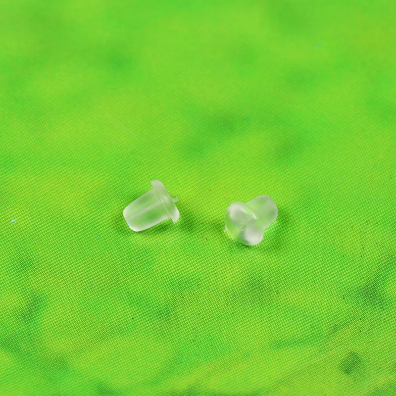 Bimoo-anzuelo de pesca de carpa suave y transparente, soporte de anzuelos deslizantes, aparejos de Terminal de goma, juego de aparejo, Cuenta de vástago, 50 unids/lote por paquete - imagen 5