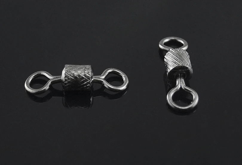 MNFT 30 Uds potencia de prueba 60KG conector giratorio anzuelo de pesca carpa barril de pesca giratorios accesorios de pesca de acero inoxidable - imagen 3