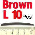 10PCS L Brown