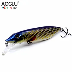 AOCLU Wobbler flotante 110mm 22g - señuelo para lucio buceo 2m