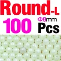 100Pcs Round L