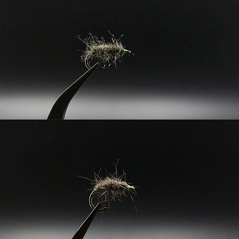 Royal Sissi-dub de ardilla natural para atar moscas, dub de gran volumen, dubs de Ninfa sin teñir, materiales de atado de moscas, 4 gramos en total - imagen 3