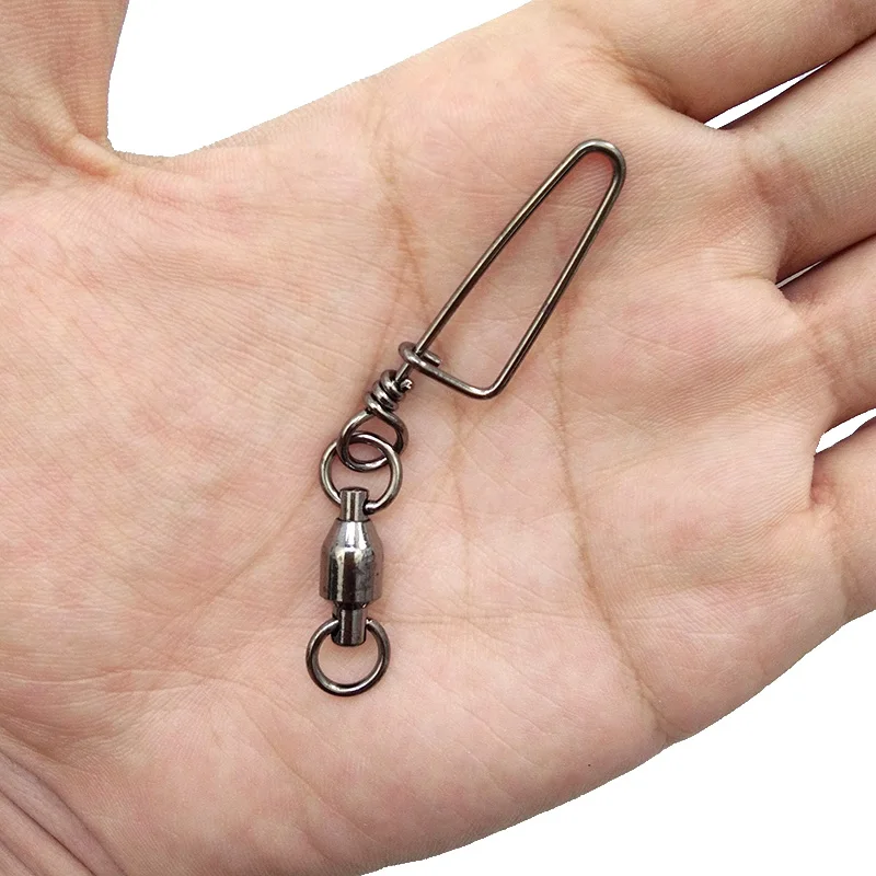 Easy Catch-rodamiento de bolas de pesca, juego de conectores de señuelos duros con caja, 75 unidades - imagen 4