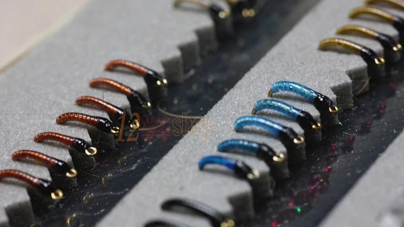 MNFT-tubo de Midge hueco de estiramiento, Material de atado de moscas transparentes, ninfas, piedras preciosas, quironoides, Larva, cuerpo, 1/32 "X 5m - imagen 3