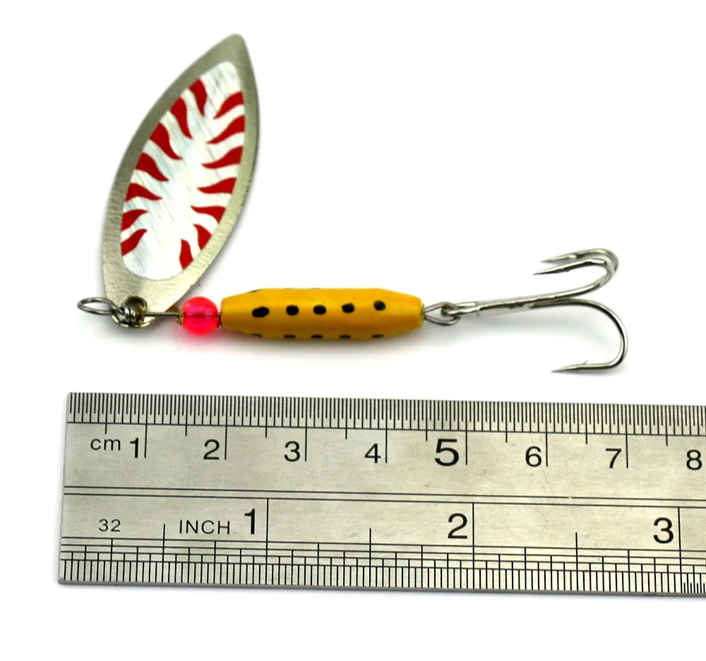 Señuelos de Pesca Wobblers CrankBaits Jig 7CM-9,9G Metal lentejuelas trucha cuchara ganchos para Pesca de carpa Pesca Peche Spinner - imagen 5