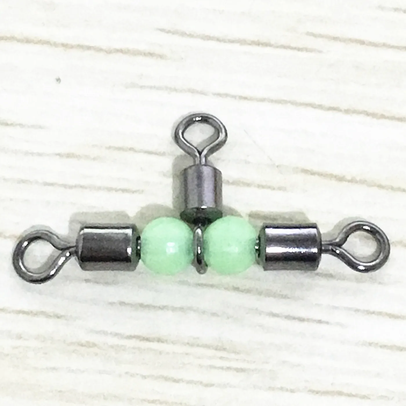 Anillo de pesca de ocho caracteres, anillo Trigeminal de cuentas nocturnas, conector americano de pesca - imagen 2