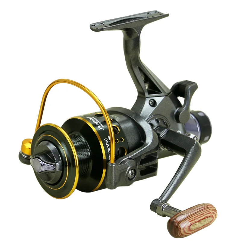 Carretes de pesca mg30-60, sistema de freno doble 10 + 1, alimentador de pesca súper fuerte, carrete giratorio, nuevo - imagen 2