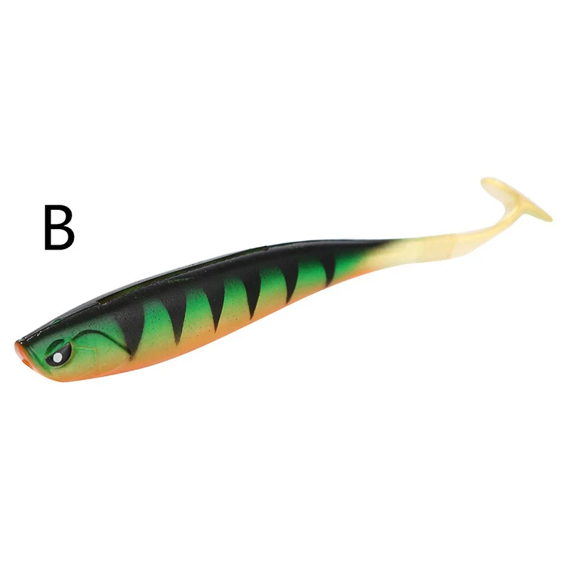 Señuelo de pesca suave, cebo de goma de silicona, Swimbaits, cabeza de plantilla, 10g/12,5 cm - imagen 3