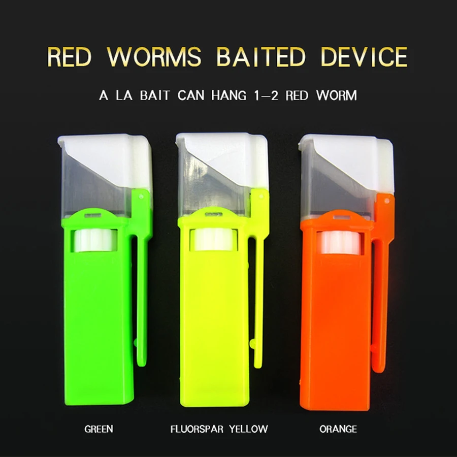 Herramienta auxiliar de pesca automática, gusano rojo, se embala rápidamente en el cebo, gusano de tierra, Clip, banda de goma, delantal, alicates para carpa - imagen 2