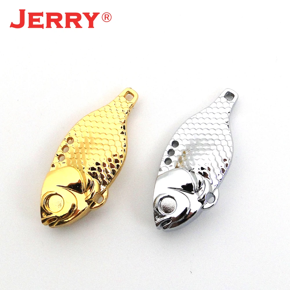 Jerry-señuelo de Pesca de Metal en blanco, cebo giratorio con vibración VIBE, cuchara, Winner, 4,4g, 6,3g, 10g, 14,5g, aparejos de aleación, 10 piezas - imagen 3