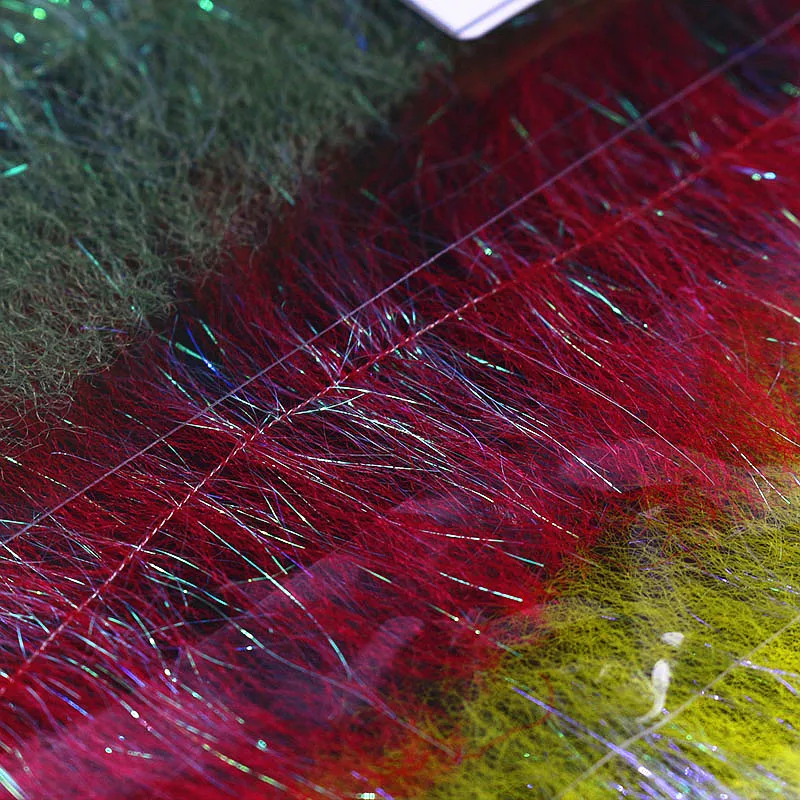 Royal Sissi-cepillo de serpentina EP, 8 colores/juego, 2 pulgadas de ancho, Anadromus, cepillos de salmón y acero, materiales de atado de moscas de agua salada - imagen 4