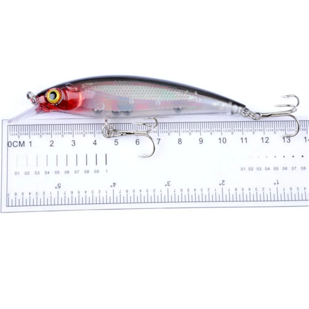 FISHINAPOIT-señuelo de pesca de pececillos, anzuelos triples de 11CM y 14G, Crankbait Artificial, cebo duro japonés, 1 unidad - imagen 5