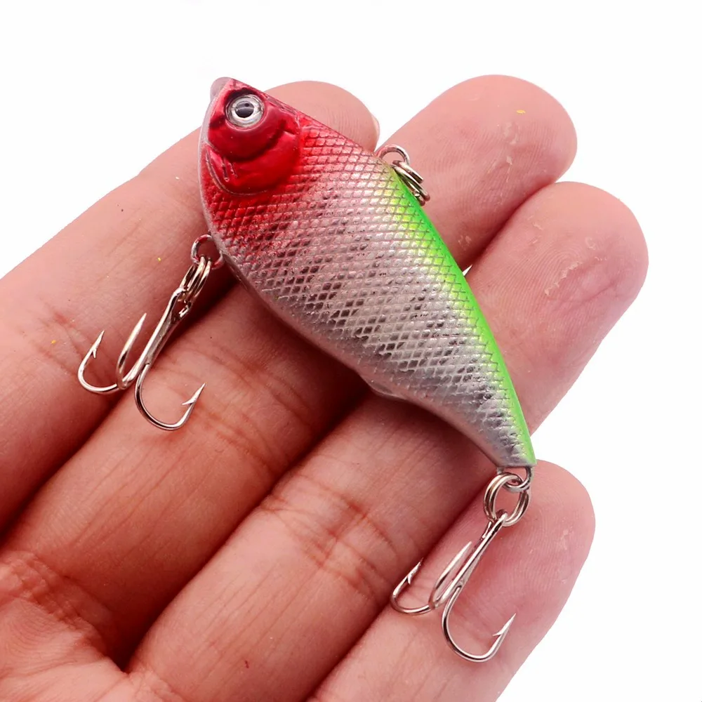 1 Uds. Señuelos de Pesca de plástico VIB 7,3g 5,5 cm señuelo de hundimiento VIB para pesca Wobblers Deep Dive Hunting Sea Ocean Artificial Bait - imagen 5