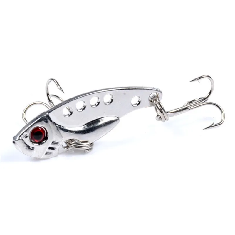 1 Uds Metal VIB 3,5G/3,5 CM señuelo de pesca Mini cuchara vibratoria Spinner Crankbait Bass cebo duro Artificial cigarra aparejos de pesca