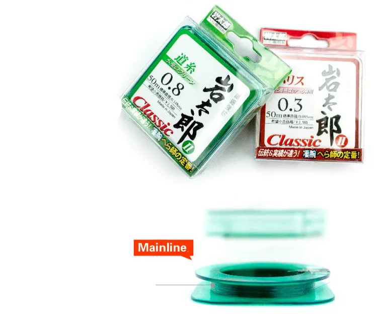 Línea de pesca duradera de 50m en el agua, línea fuerte antimordedura, línea de pesca deportiva de ocio, línea principal y Tippet - imagen 4