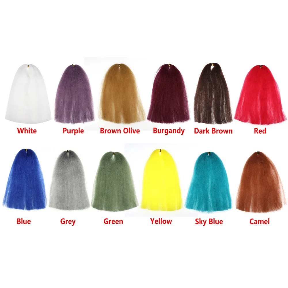 Bimoo, 1 paquete, atado de moscas, fibra Micro EP Minnow para Streamer Baitfish Pike, salmón, Steelhead, atado de moscas - imagen 2