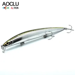 AOCLU-señuelo duro de pesca, anzuelo de pesca de lubina y atún, 150mm, 18,0g, 0,5-1m