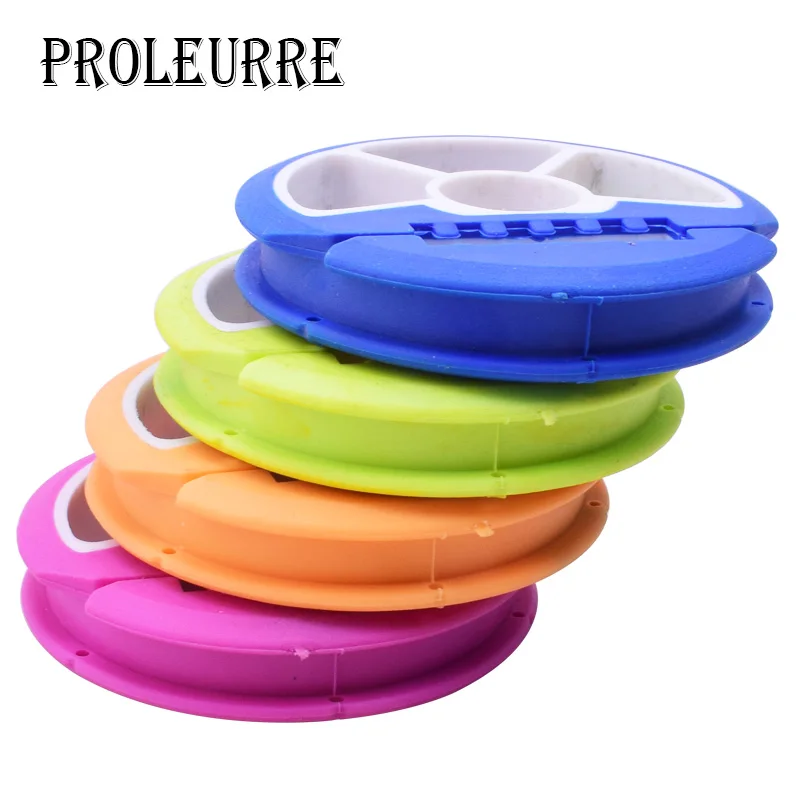 Placa de bobina principal de Silicagel, tablero giratorio de alambre, caja de herramientas de pesca, carrete, engranajes de pesca, 3 uds. - imagen 5