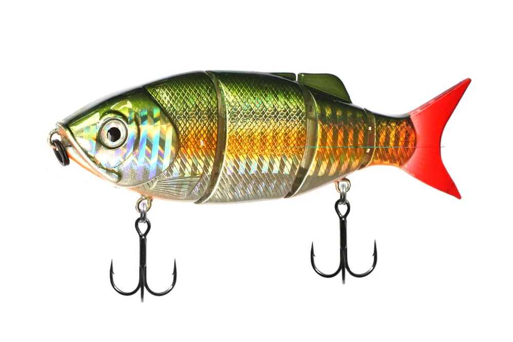 BassLegend-señuelo articulado Swimbait, cebo para Lucio, pececillo, Crankbait, 110mm, 26g - imagen 4