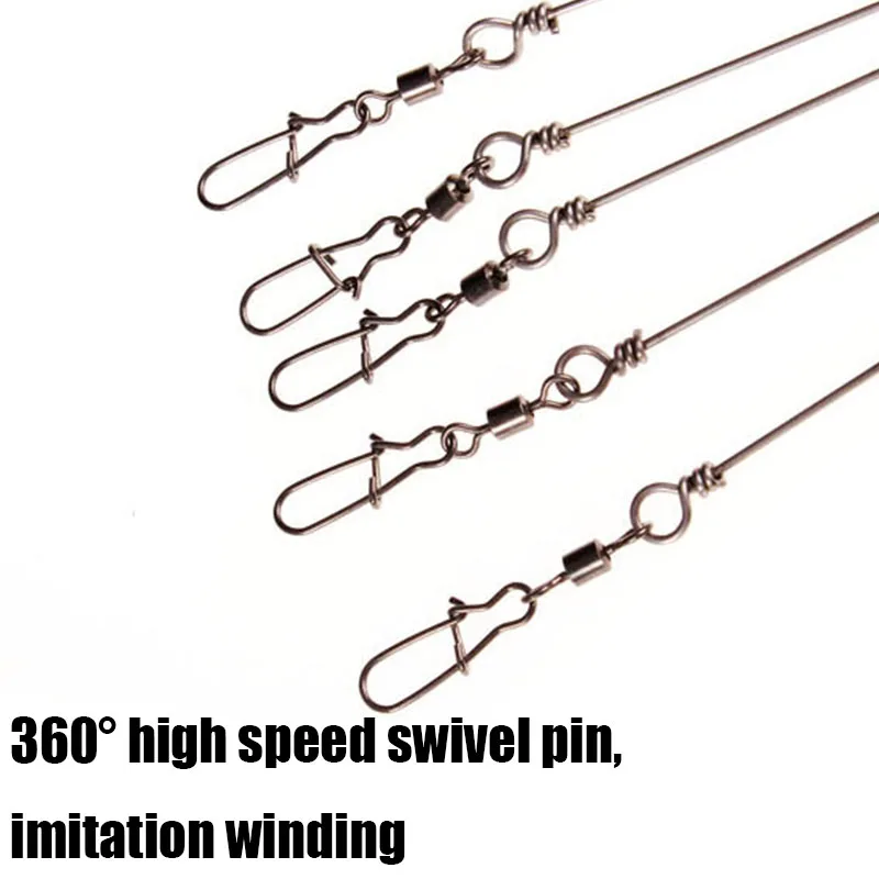 WDAIREN-señuelo giratorio de acero inoxidable, cebo de pesca 3D de alta calidad, 21cm, 9 señuelos, accesorios FA-347 - imagen 5