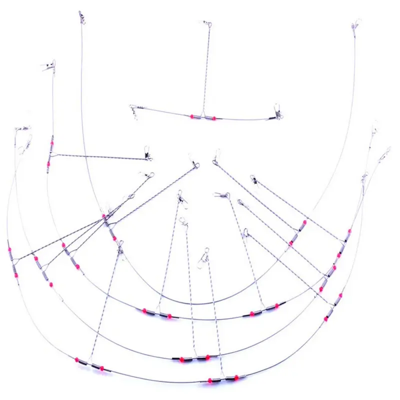 Proleurre-sedal de pesca divisor de alambre de acero, caja de aparejos de pesca líder, accesorios de equipo de pesca, conector, herramienta giratoria de cobre, 1 Uds. - imagen 2