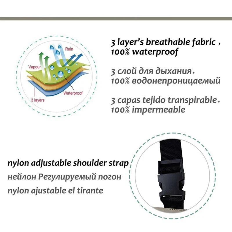 Pesca con mosca Cofres Waders Transpirable Impermeable Medias para pies River Waders Pantalones para hombres y mujeres - imagen 5