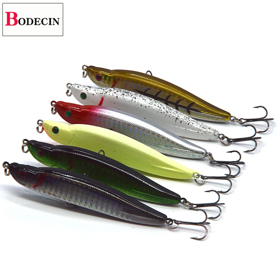 1PCS Crankbaits Minnow Plastic Hard Sea Fishing Lure Swimbait Fake Laser Bait Peche Trolls For Artificial Baits Saltwater Lures (9)