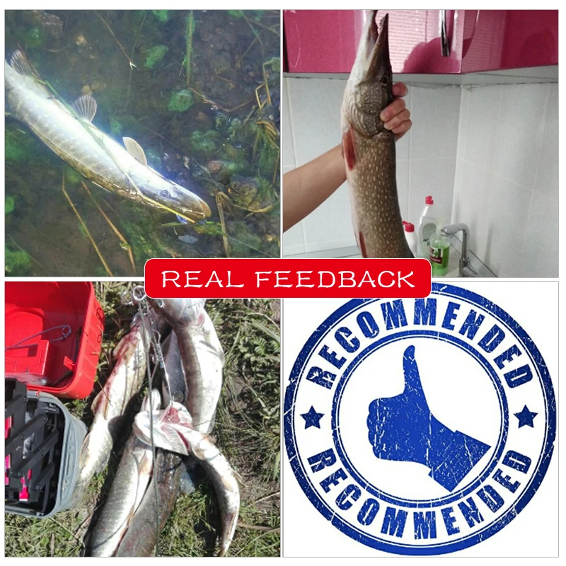 Meredith-Anzuelos de acero inoxidable, herramientas de enganche para pesca, pinzas de cierre rápido, anillos sólidos giratorios de seguridad - imagen 4