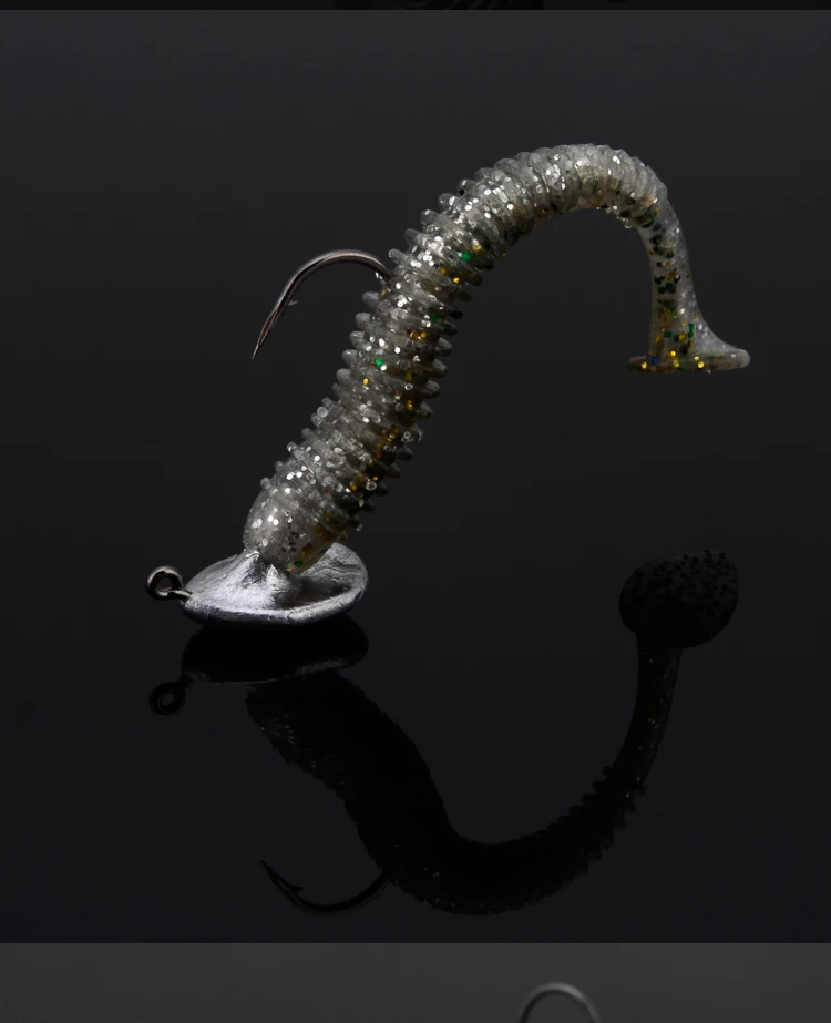 Anzuelo de pesca con soporte de fuerza, señuelo profesional con cabeza de plantilla roly-poly, rebote derecho, Jigging de 3,5-14g - imagen 5