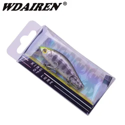 1 Pc Mini Minnow señuelo de pesca 50mm 3,2g cebo duro de plástico Artificial hundimiento Wobbler señuelos para lubina carpa Crankbait anzuelos de pesca