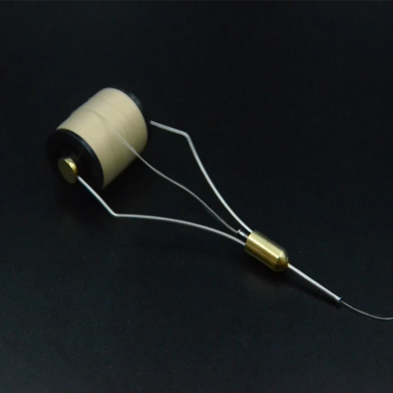 CONTEMPLATOR, 2 estilos opcionales, soporte de bobina para atar moscas con boca de arco o punta de cerámica negra, pies cónicos, herramientas para atar bobina de bala - imagen 2