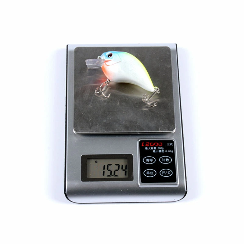 Señuelos de Pesca piezas Crankbait, Wobblers de 7,5 cm/15g, ojos 3D, flotante, de plástico Artificial, cebo duro para lubina, aparejos de Pesca