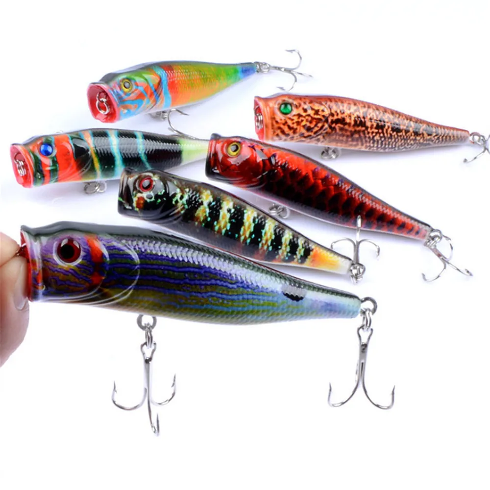 FISHINAPOT-Señuelos de Pesca Popper pintados, 9cm, 14,2g, Crankbait, Wobblers, aparejos de Pesca japoneses, 1 ud. - imagen 2