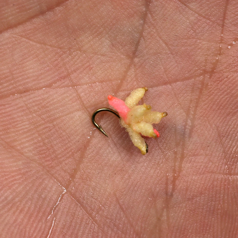 Wifreo, 6 uds., tamaño 18, mezcla de colores, trucha, salmón, carpa, tipo de pez, Bluegill, cebo de pesca, gusanos artificiales, mosca, gusano de pan, cebo en racimo - imagen 4