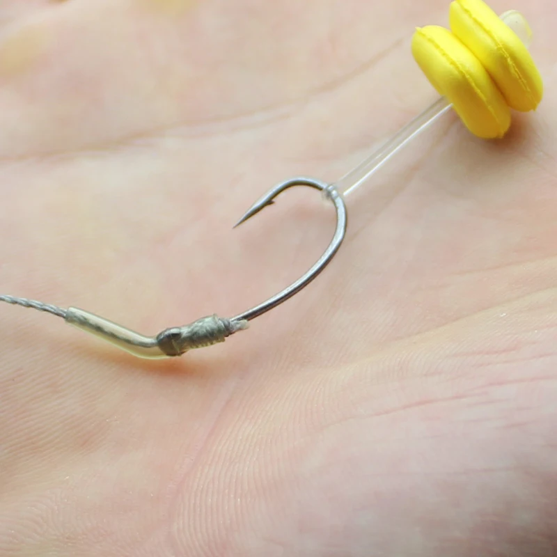Boilie de pesca de carpa, aparejos para el pelo, aparejo para el pelo, tope de cebo Pop-Up, accesorios de pesca de carpa, 60 uds. - imagen 5