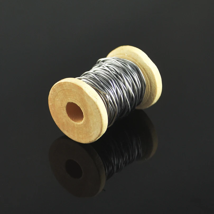 MNFT 2 uds diámetro 0,5mm/1,0mm carrete de alambre de plomo suave para atado de moscas Material de pesca para sedal de peso - imagen 3