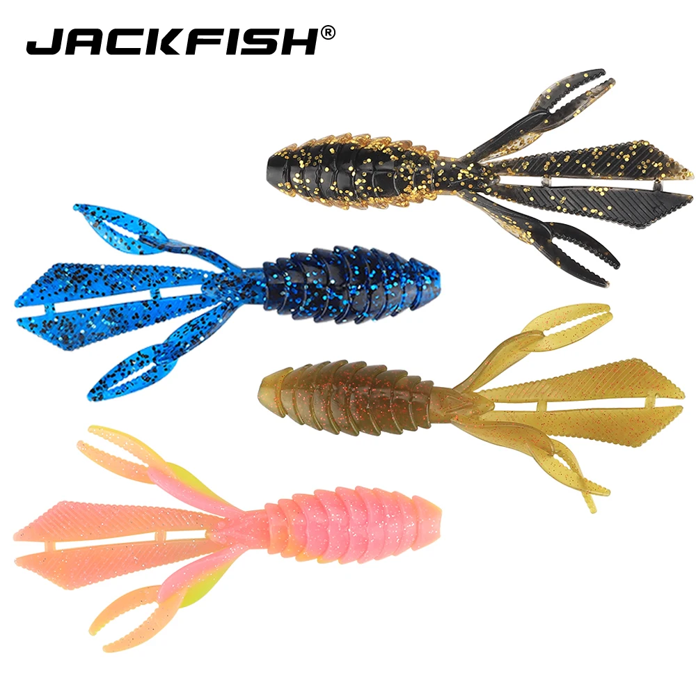 JACKFISH-señuelo de Pesca suave, cebo Artificial para Pesca con mosca, 4 unidades/12,5 cm/14g - imagen 2
