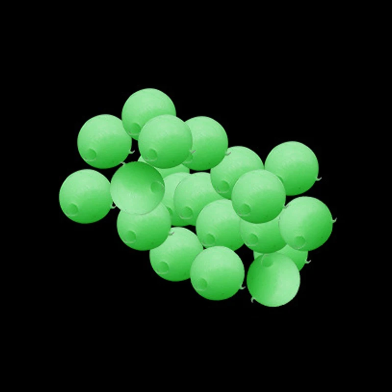 Promo-Cuentas de pesca brillantes de plástico, aparejos luminosos de aparejo, Terminal de pesca de agua salada, venta al por mayor, 4mm, 6mm, 8mm, 10mm, 1000 Uds. - imagen 3