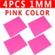 4pcs pink color