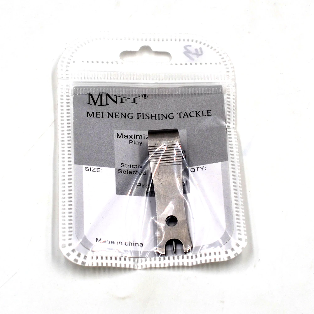 MNFT 1 Uds 5,1 cm/2 pulgadas MINI tijera para sedal de pesca con mosca 2 en 1 cortador de sedal de pesca de acero inoxidable con herramientas limpiadoras de ojos con gancho - imagen 5
