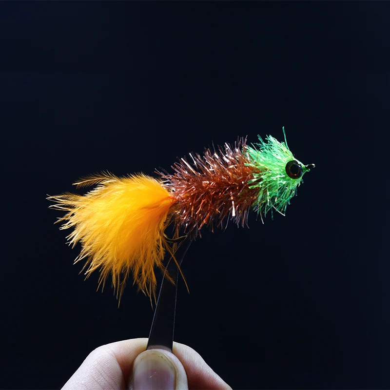 Nuevo juego de 5 paquetes trans jelly fritz chenilla 5 colores surtidos menos denso flash unilateral cactus chenilla blob materiales para atar moscas - imagen 2