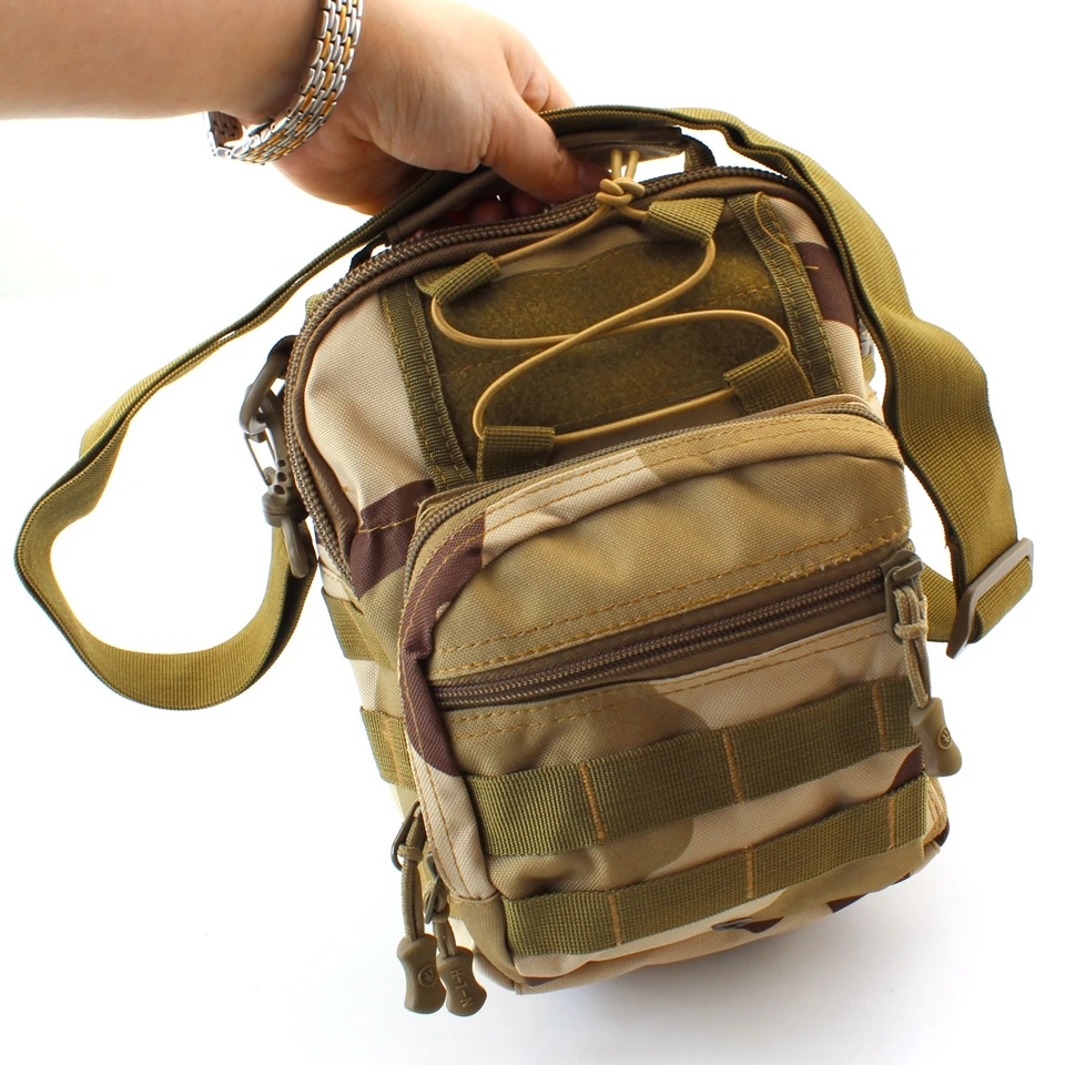 Mochila De Pesca multifunción, bolsa de lona para deportes al aire libre, caza, Camping, escalada, 28x19x11cm - imagen 5