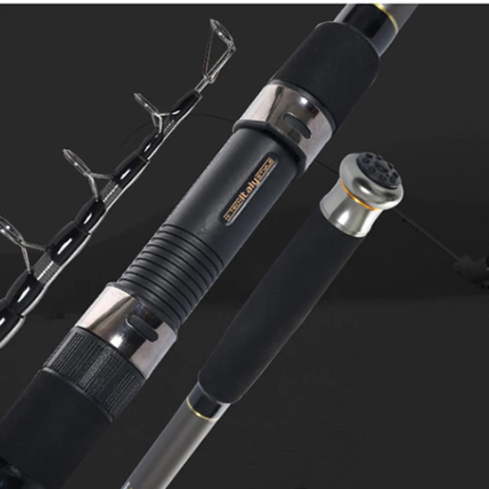 Caña telescópica de alto carbono para pesca de carpa, caña de pescar de fundición larga, para playa y mar, 2,4/2,7/3,0/3,3/3,6/3,9/4,2 M, 1 unidad por paquete - imagen 3