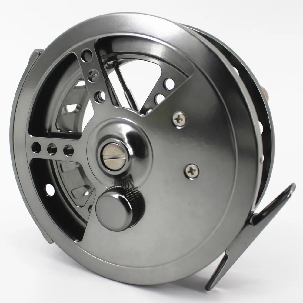 PIN central de aluminio mecanizado CNC, carrete flotante de 113,5 MM, 4 y 1/2 pulgadas, protector de línea, Cabeza de Acero, pesca de troquelado de salmón - imagen 4